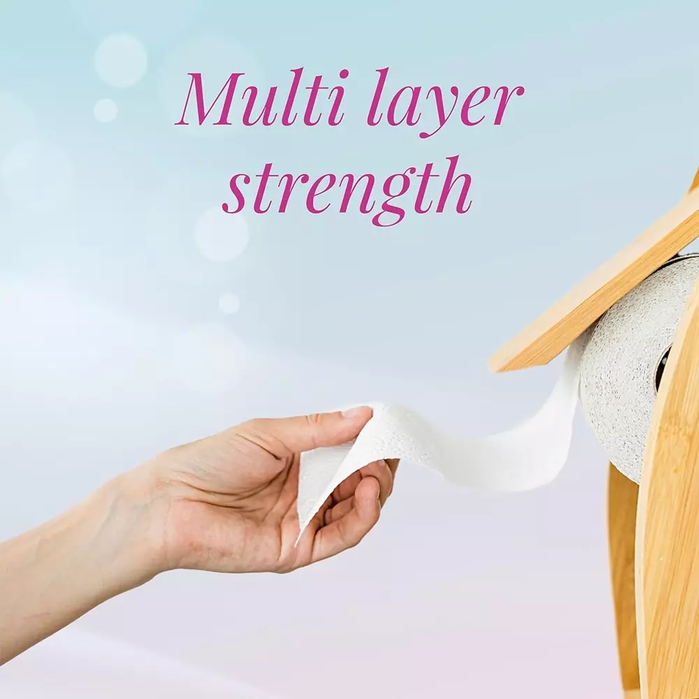 Origami 4 Rolls Per Pack So Soft Toilet Tissue Paper Roll 4 Ply 140 Sheets Per Roll White 100% Cellulose Fibre, 706 (Pack of 3 Packets)