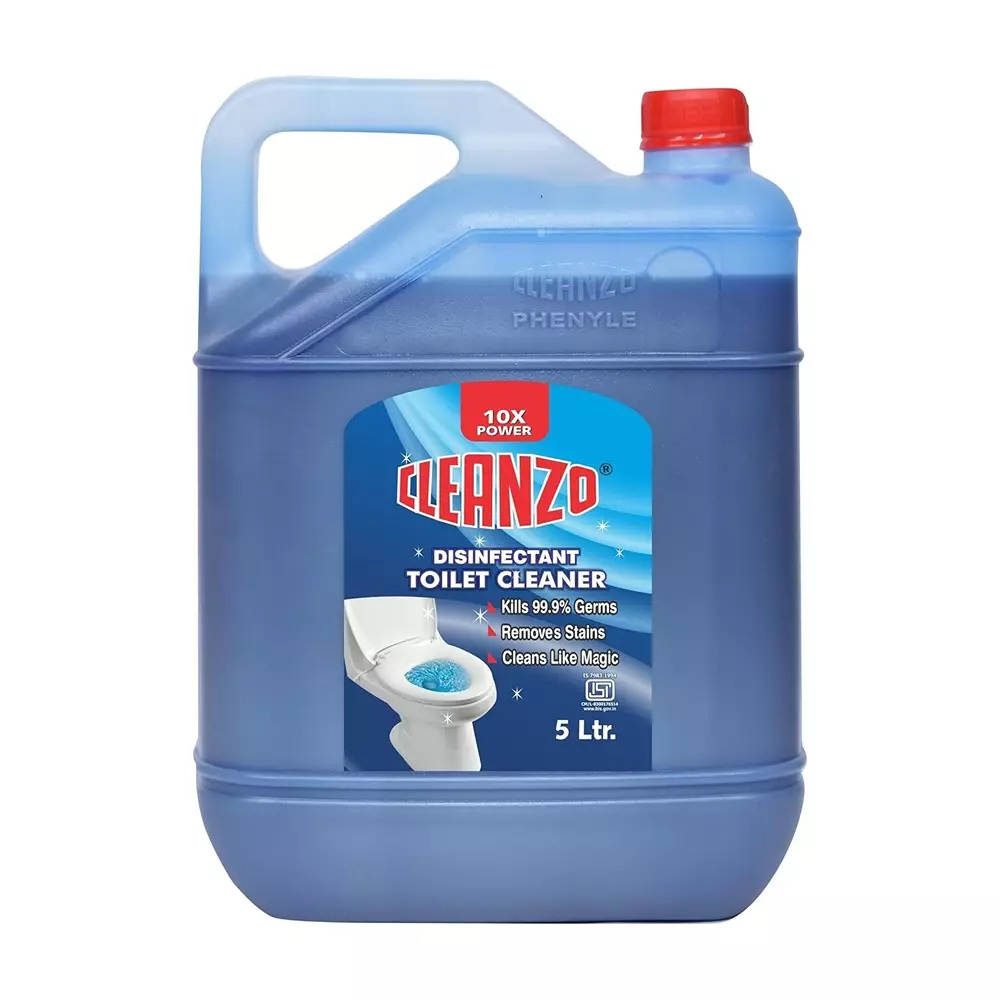 Cleanzo Toilet Cleaner 5 L Liquid Form For Toilet Cleaner