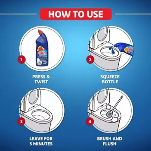 Cleanzo Toilet Cleaner 5 L Liquid Form For Toilet Cleaner