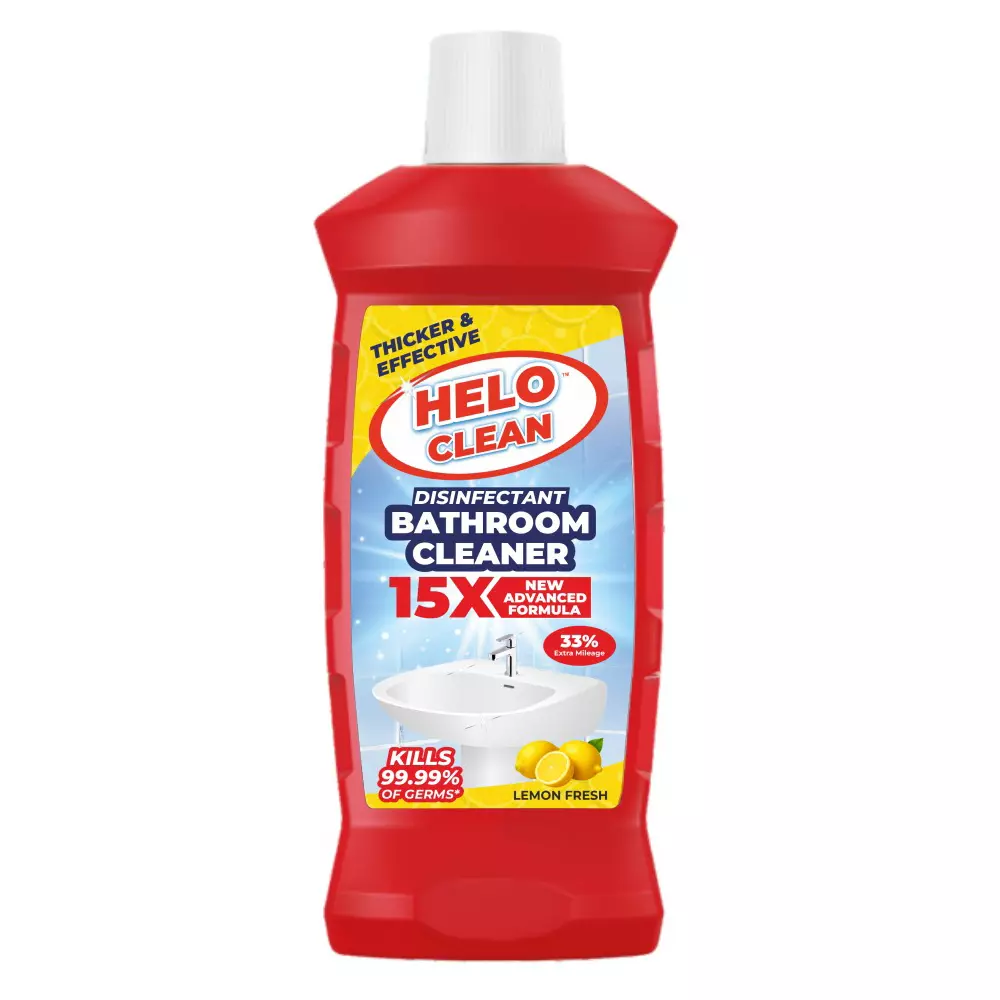 Helo Clean Bathroom Cleaner Lemon Fresh Fragrance for Bathrooms, 1 L