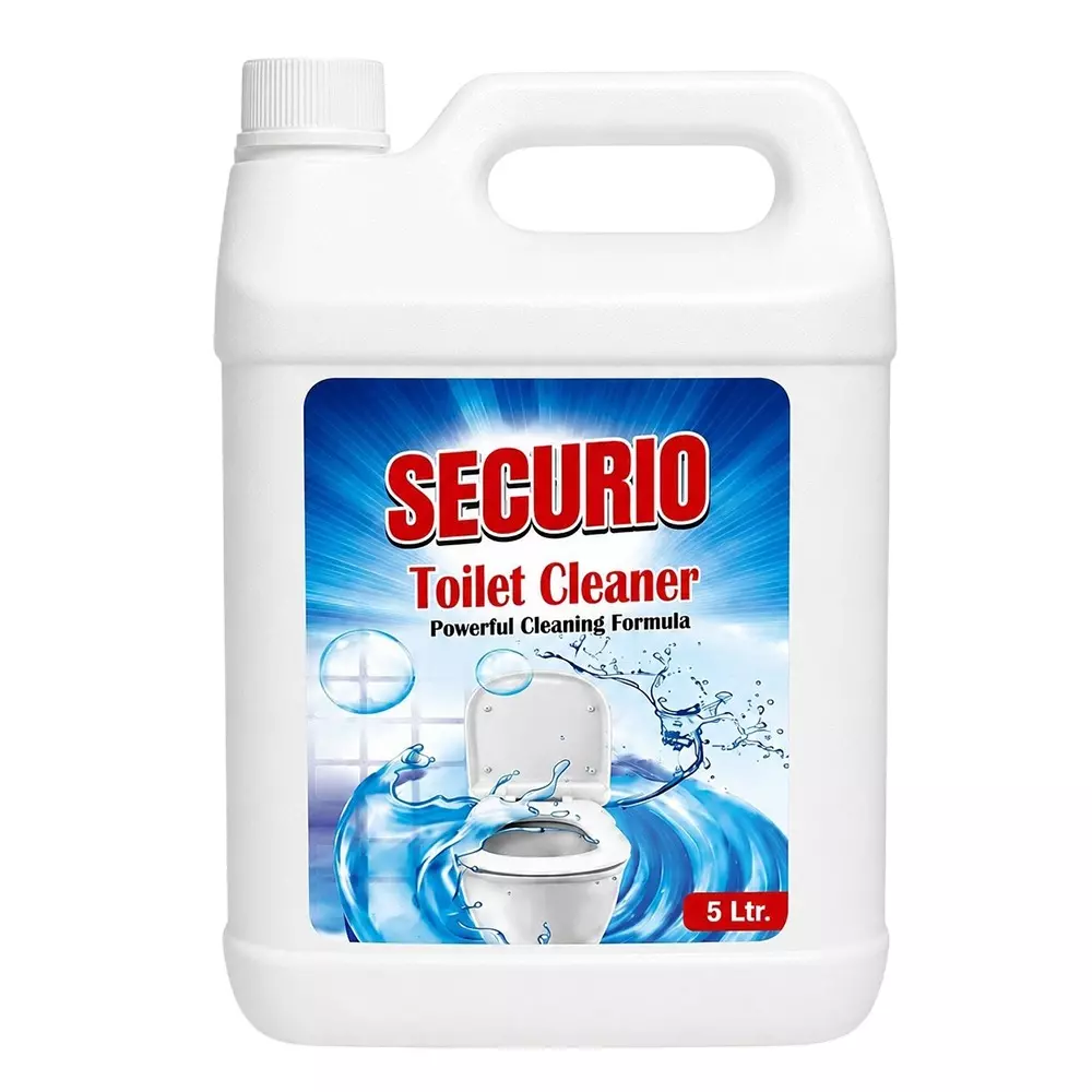 Securio Toilet Cleaner 5 L for Removes Stubborn Stains, Dirt and Limescale