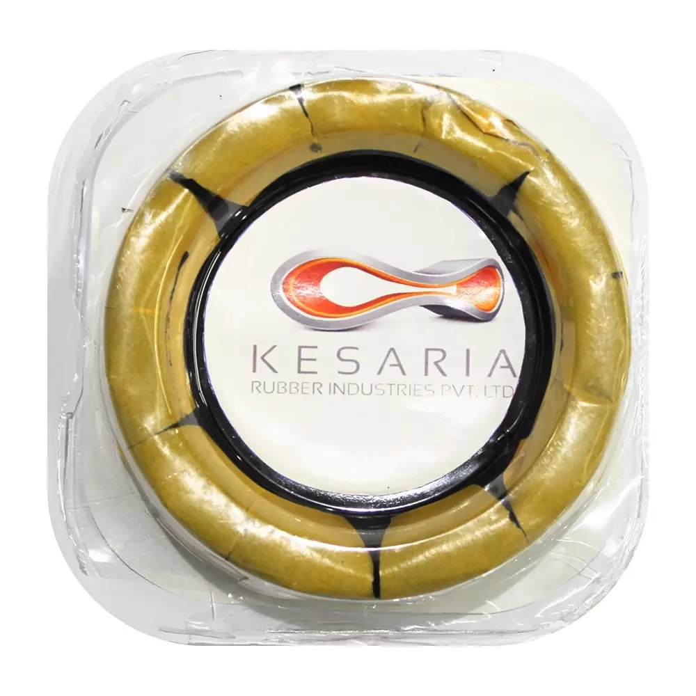 Kesaria Toilet Wax Ring with Flange Rubber, Wax 25 mm Yellow for Floor-Mounted Toilets
