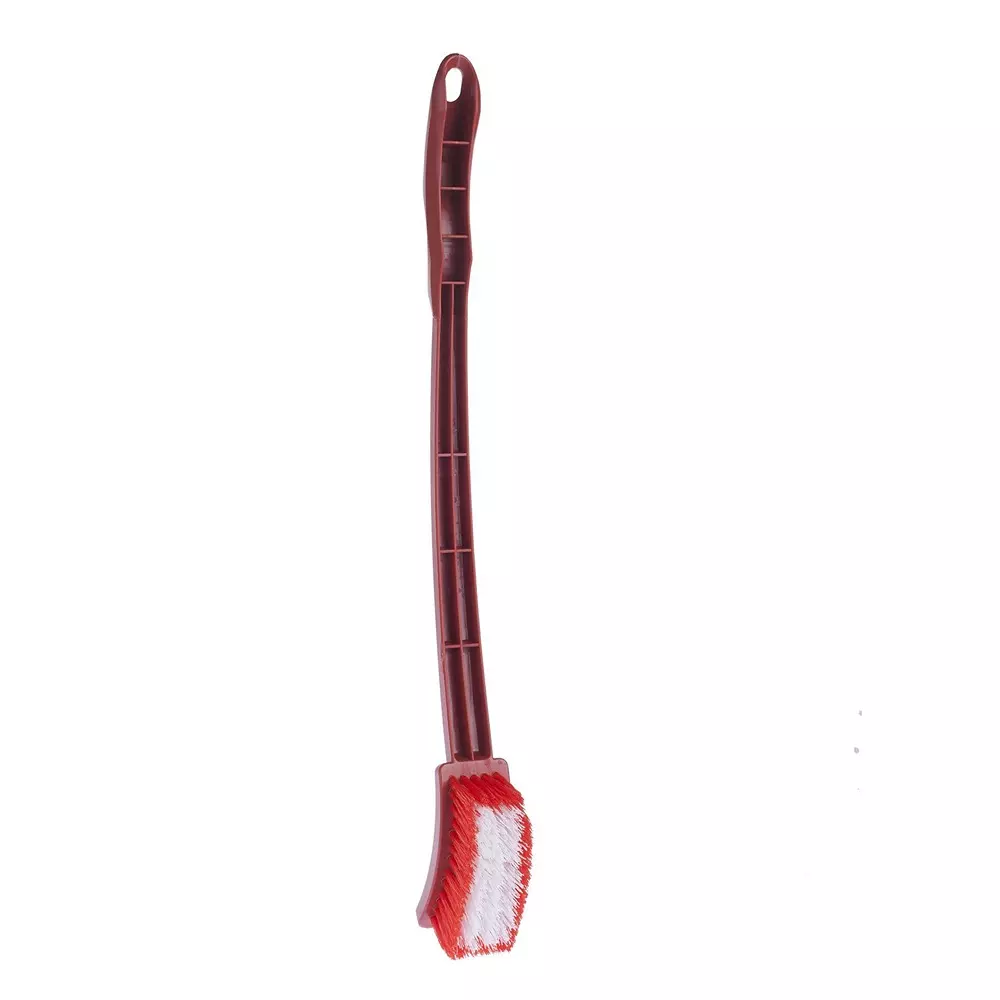 Gala Super Hockey Toilet Brush Hockey Shape Red Fiber Brush Material Plastic Handle Material for Toilet & Bathroom Use