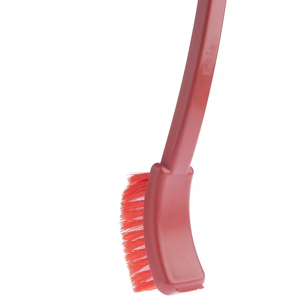Gala Super Hockey Toilet Brush Hockey Shape Red Fiber Brush Material Plastic Handle Material for Toilet & Bathroom Use