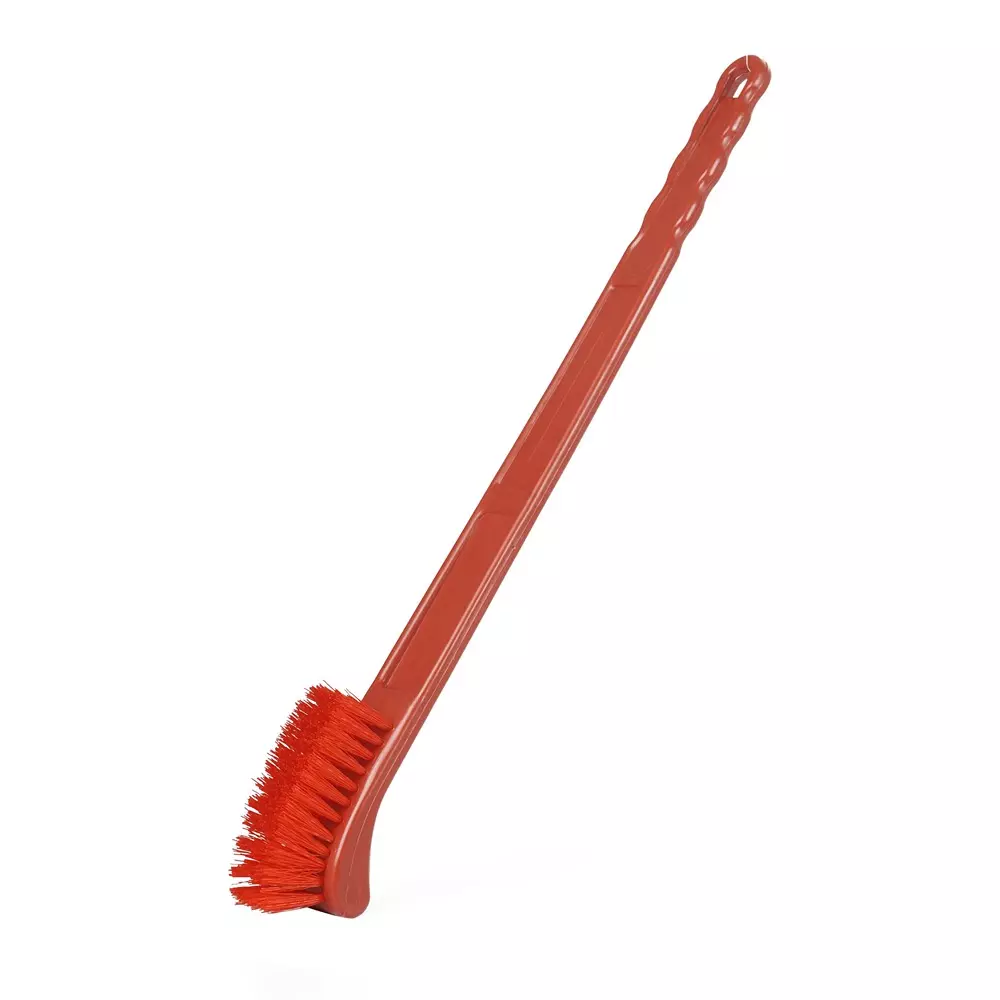 Gala Super Hockey Toilet Brush Hockey Shape Red Fiber Brush Material Plastic Handle Material for Toilet & Bathroom Use