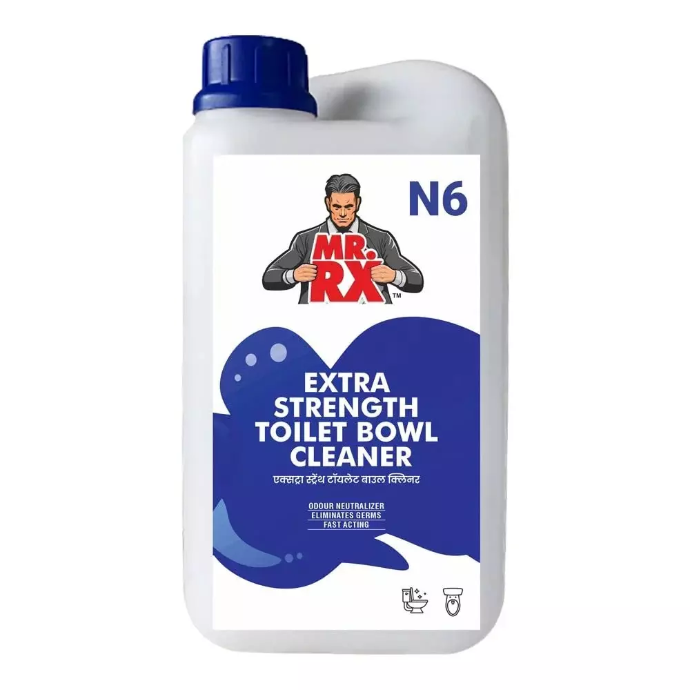 Mr. RX N6 Extra Strength Toilet Bowl Cleaner 5 L Can Liquid Fresh for Toilet Bowl & Toilet Seat