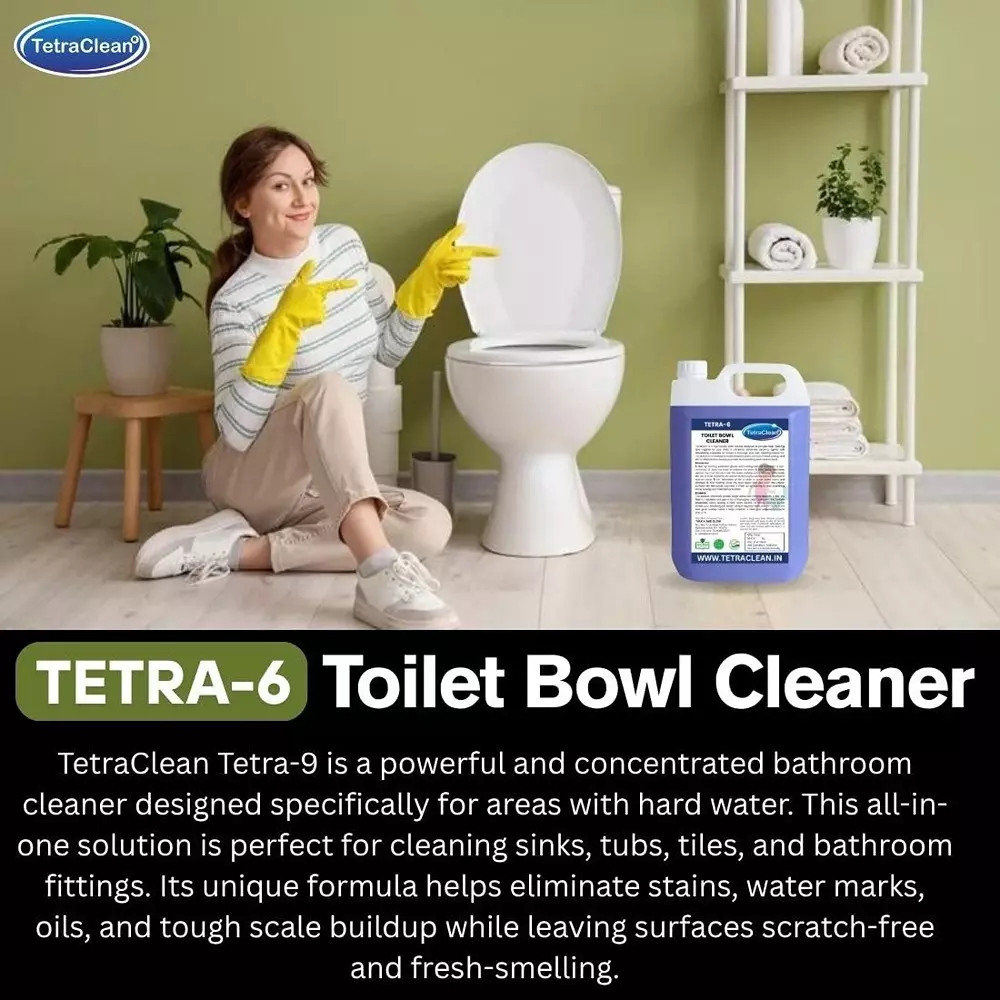 TetraClean 5 L Toilet Bowl Cleaner Fresh Scent Organic, Alcohol Free, Tetra_6
