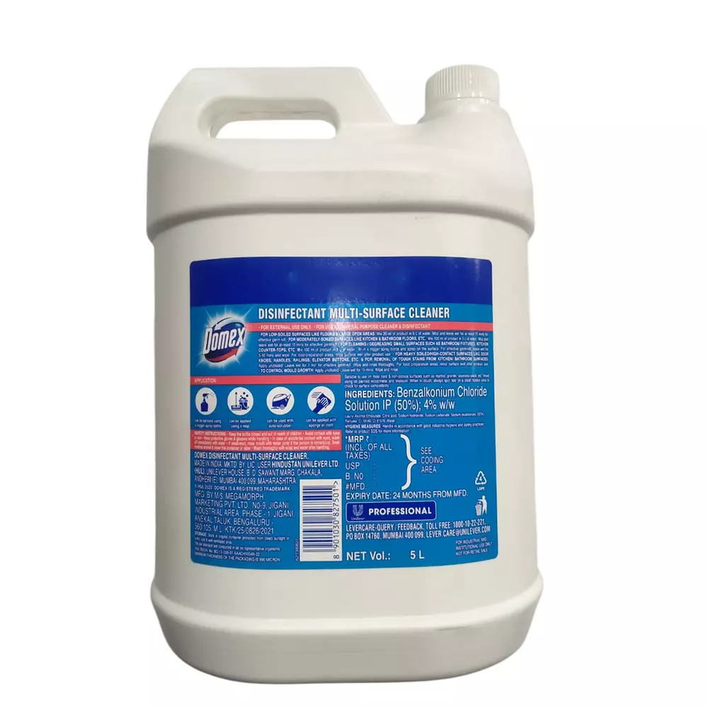 Domex Disinfectant Multi-Surface Cleaner 5-L