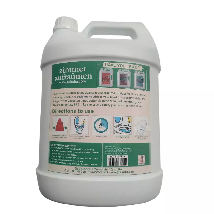 Zimmer Aufraumen Toilet Cleaner Liquid - 5 Ltr