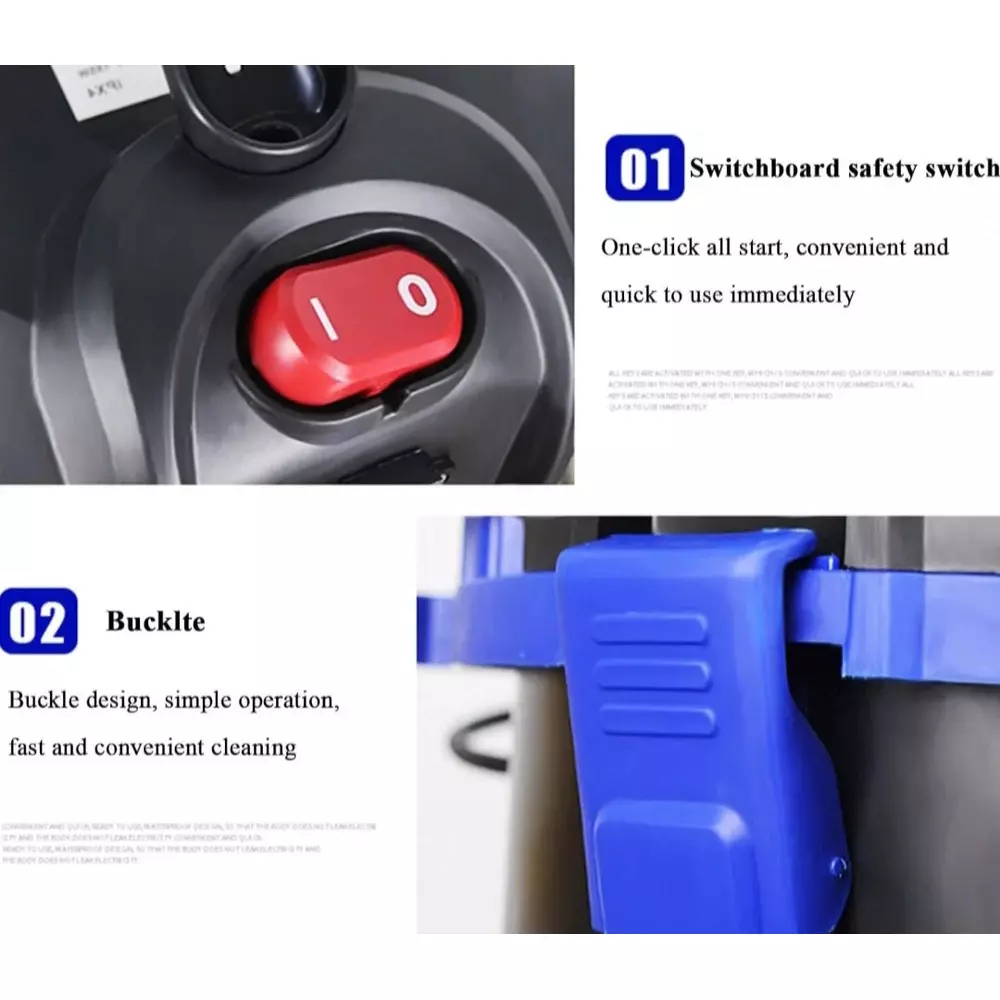 DAYURI 12 L Electric Wet & Dry Vaccum Cleaner 1000 W, DA-VC5155