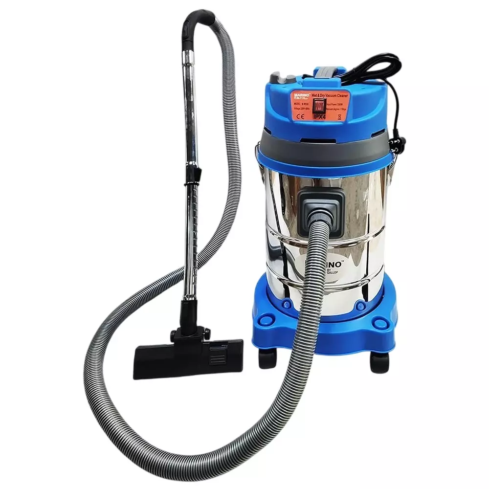 MARINO ITALY BY GALLOP Single Motor Vacuum Cleaners 1500 W Wet And Dry 30 L Capacity, M-WD30