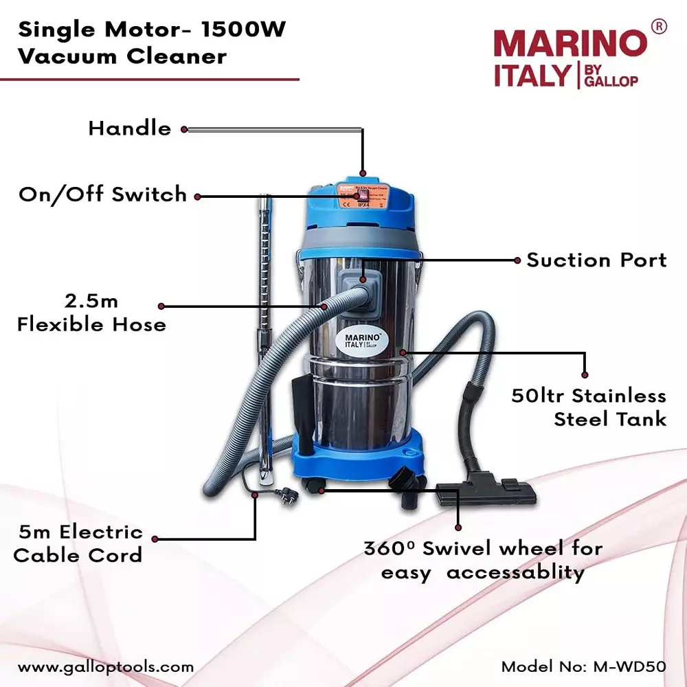 marino-italy-by-gallop-single-motor-vacuum-cleaners-1500-w-wet-and-dry-50-l-capacity-m-wd50