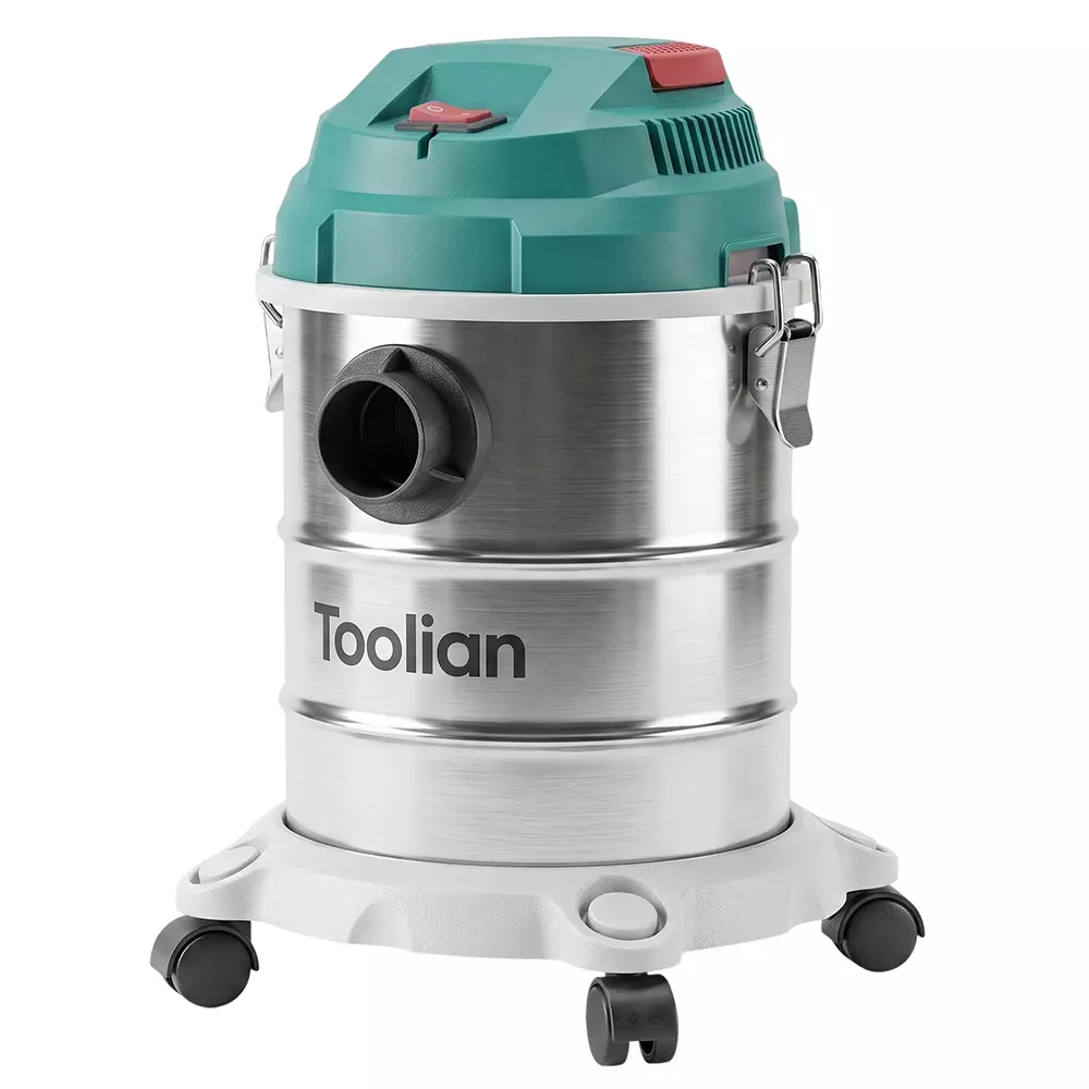 Toolian Dust Buster Vacuum Cleaner 20 L Capacity 1500 W Input Power with Stainless Steel Tank, TP-VC-01