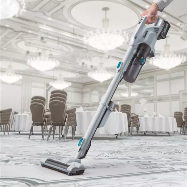 Makita Cordless Vacuum Cleaner 40 V Max Li-ion XGT Battery Powered Brushless Motor 4 Speed 250 ml Capacity with LED, CL004GD101 (With Battery & Charger)