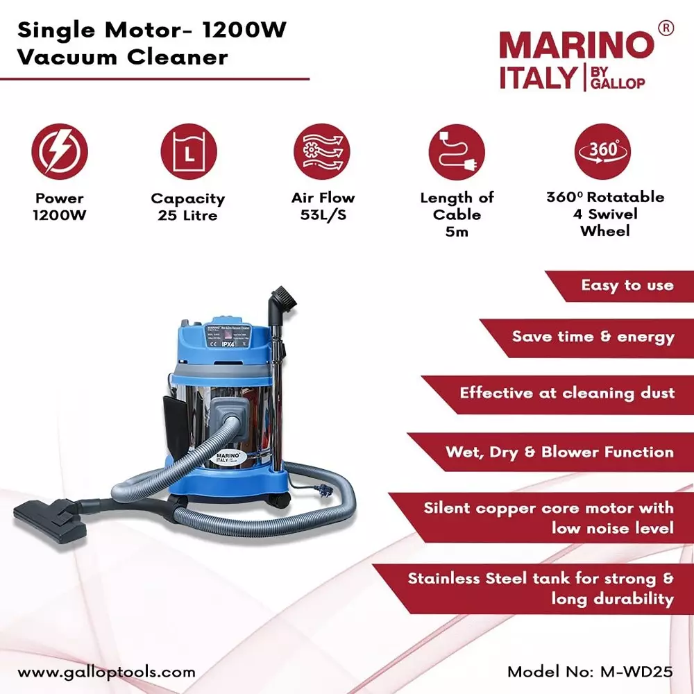 marino-italy-by-gallop-single-motor-vacuum-cleaners-1200-w-wet-and-dry-20-l-capacity-m-wd25