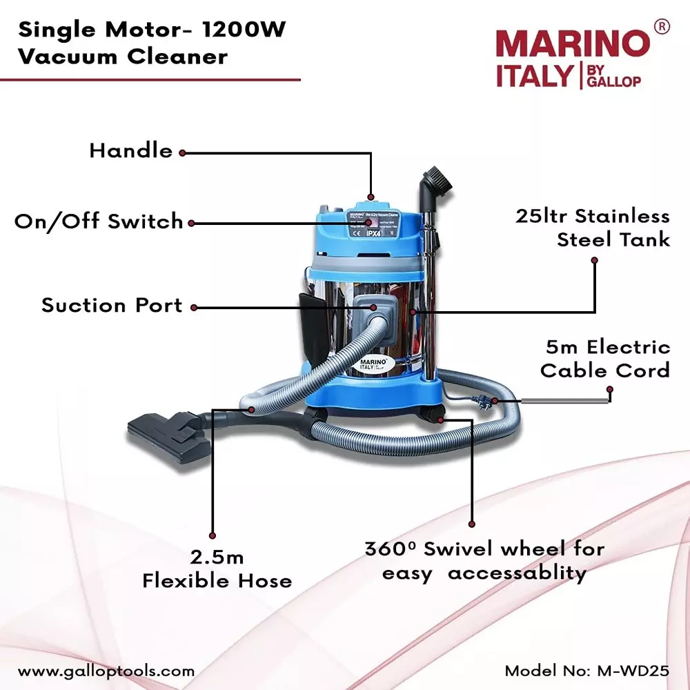 marino-italy-by-gallop-single-motor-vacuum-cleaners-1200-w-wet-and-dry-20-l-capacity-m-wd25