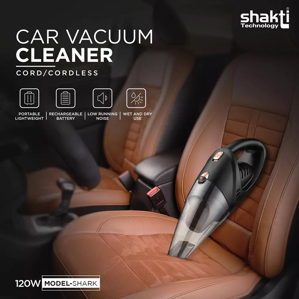 Shakti Technology Shark Cordless Vacuum Cleaner 120 W HEPA Filter 5500 PA Suction