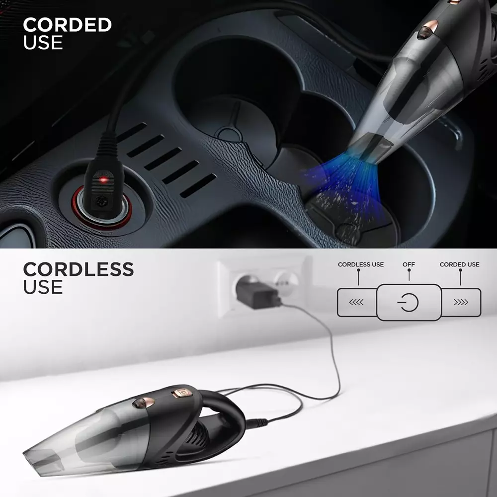 Shakti Technology Shark Cordless Vacuum Cleaner 120 W HEPA Filter 5500 PA Suction