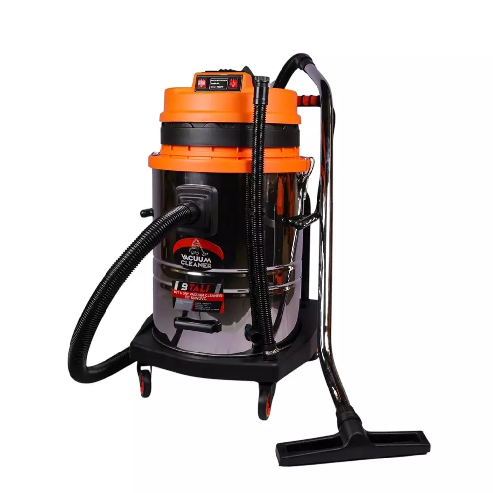Btali 60 L Wet & Dry Vacuum Cleaner 2000 W Orange & Black, BT60WDVC