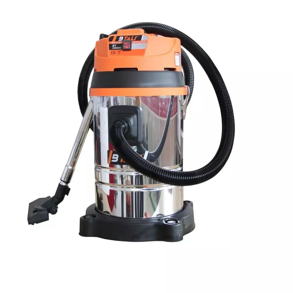 Btali 35 L Wet & Dry Vacuum Cleaner 1800 W Orange & Black, BT35WDVC