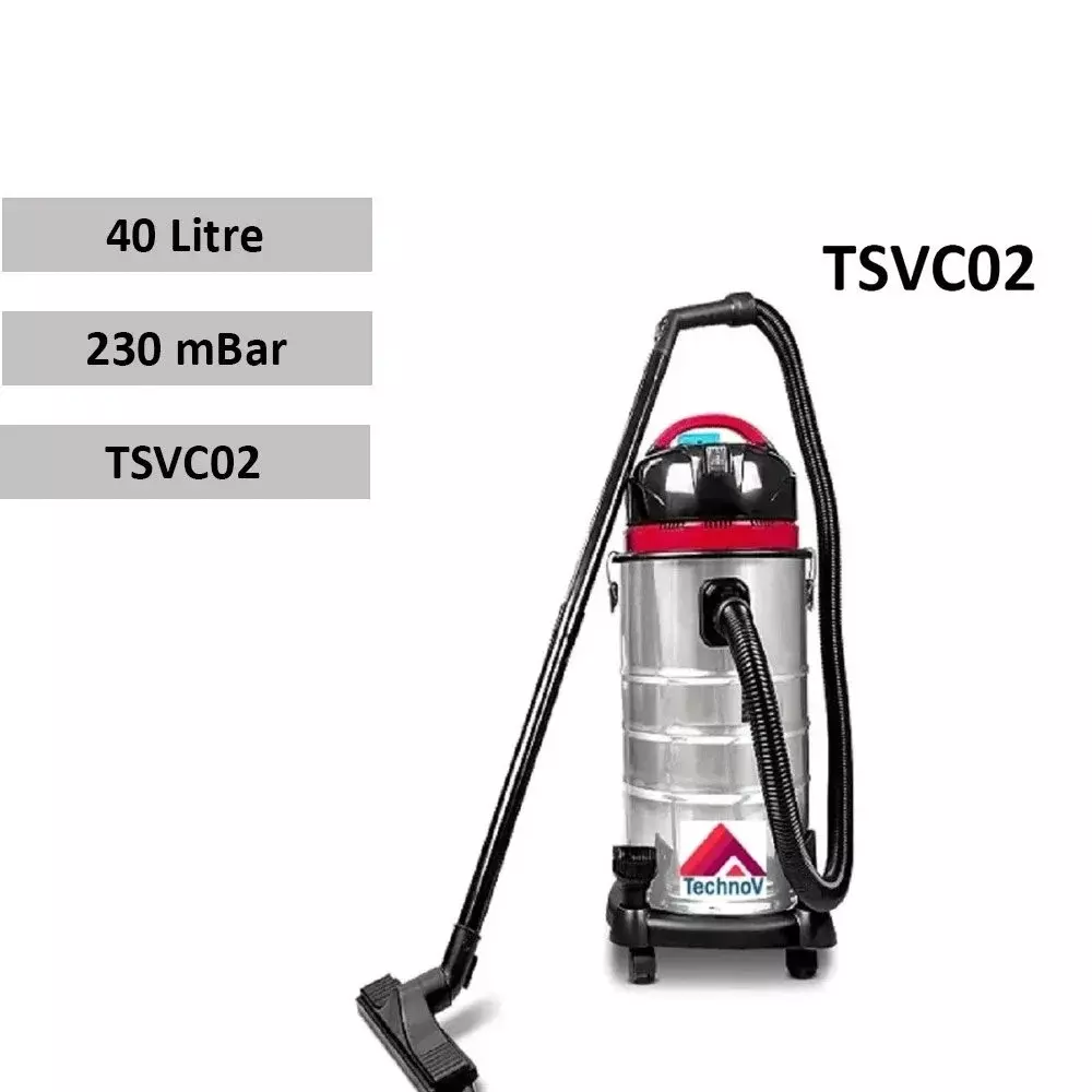 technov-40-l-dry-vacuum-cleaner-electric-corded-230-mbar-pressure-suitable-for-cars-tsvc02