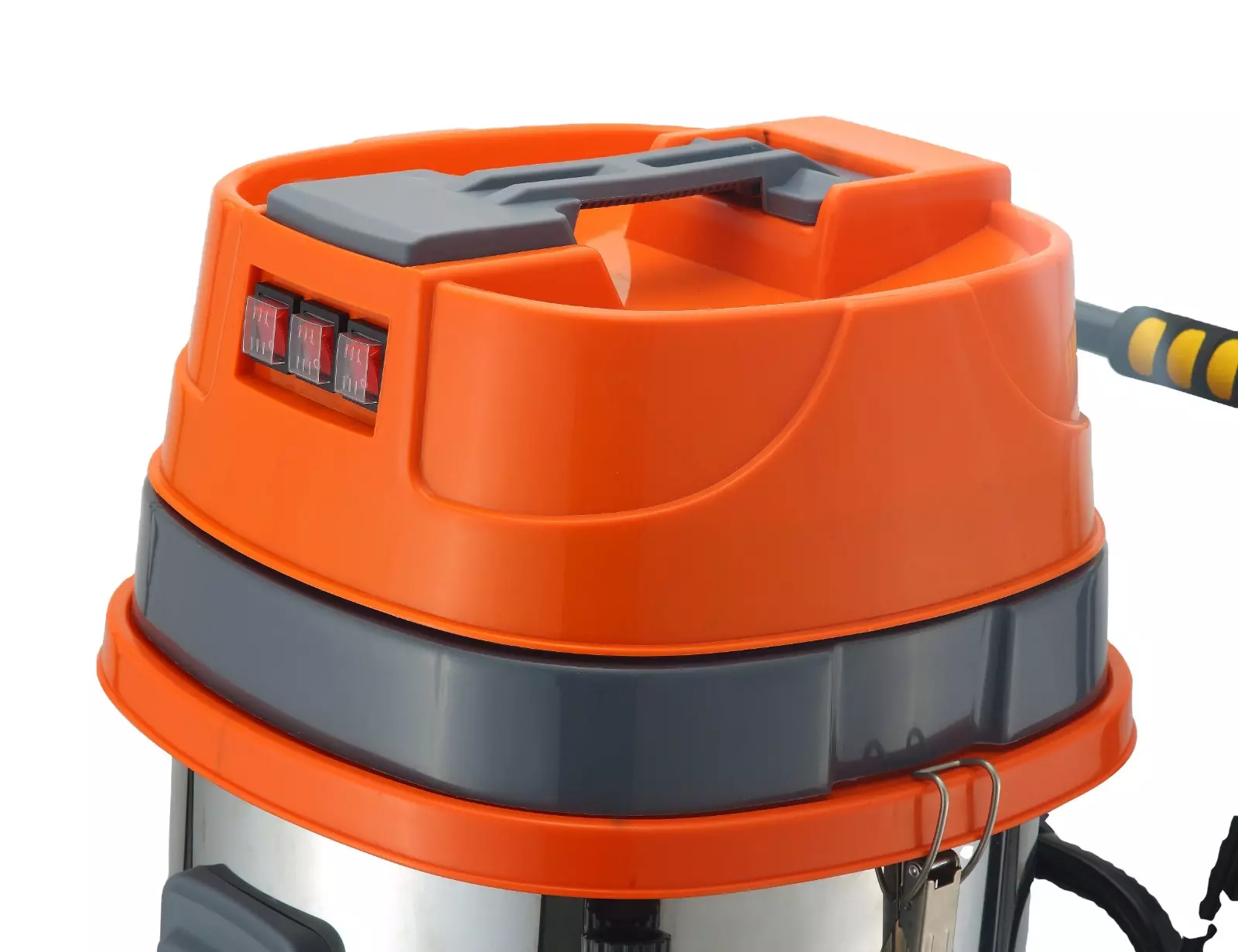 HUKUMS 80 L Capacity Vaccum Cleaner Wet & Dry (Grey, Yellow)