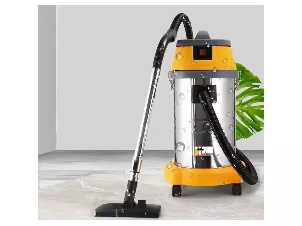 HUKUMS 20 L Capacity Vaccum Cleaner Wet & Dry (Grey, Yellow)