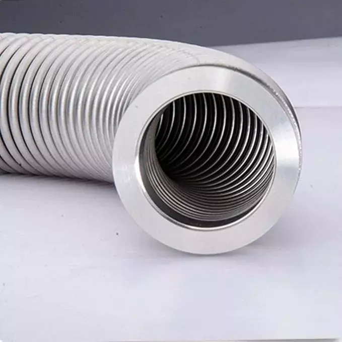 Ultrahivac Vacuum Bellow Hose KF-40 Stainless Steel 1500 mm Flexible Length