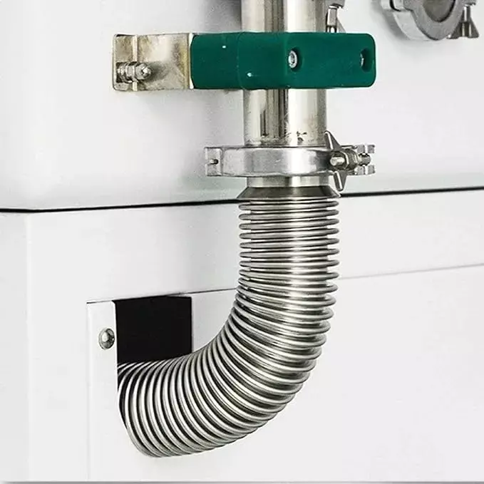 Ultrahivac Vacuum Bellow Hose KF-40 Stainless Steel 1500 mm Flexible Length