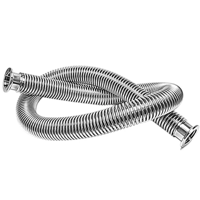 Ultrahivac Vacuum Bellow Hose KF-25 Stainless Steel 1500 mm Flexible Length