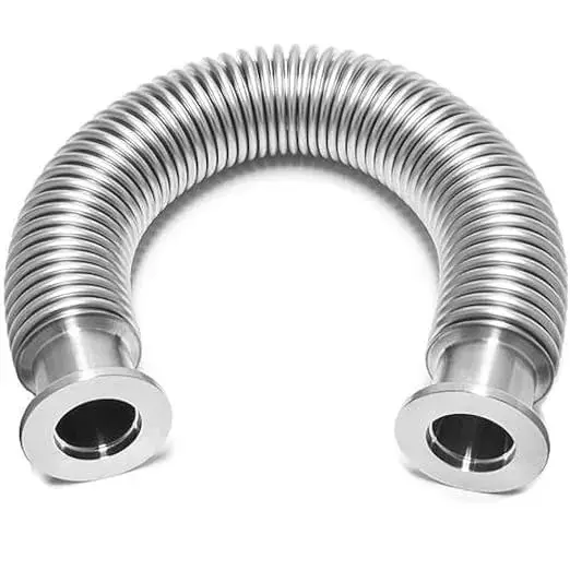 Ultrahivac Vacuum Bellow Hose KF-40 Stainless Steel 1000 mm Flexible Length