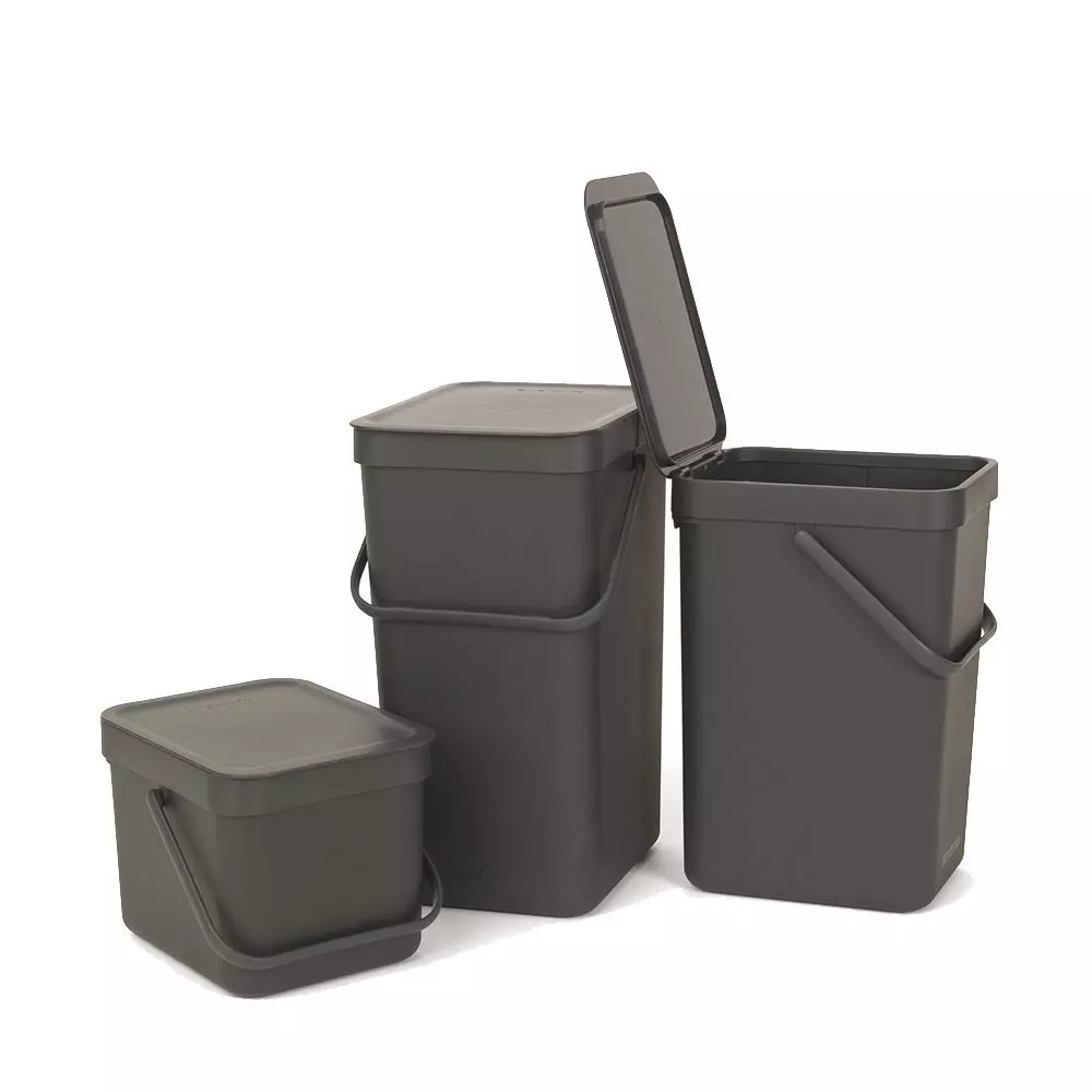 Hafele Sort&Go Wastebin High Grade Plastic 6 L Capacity, 502.22.590