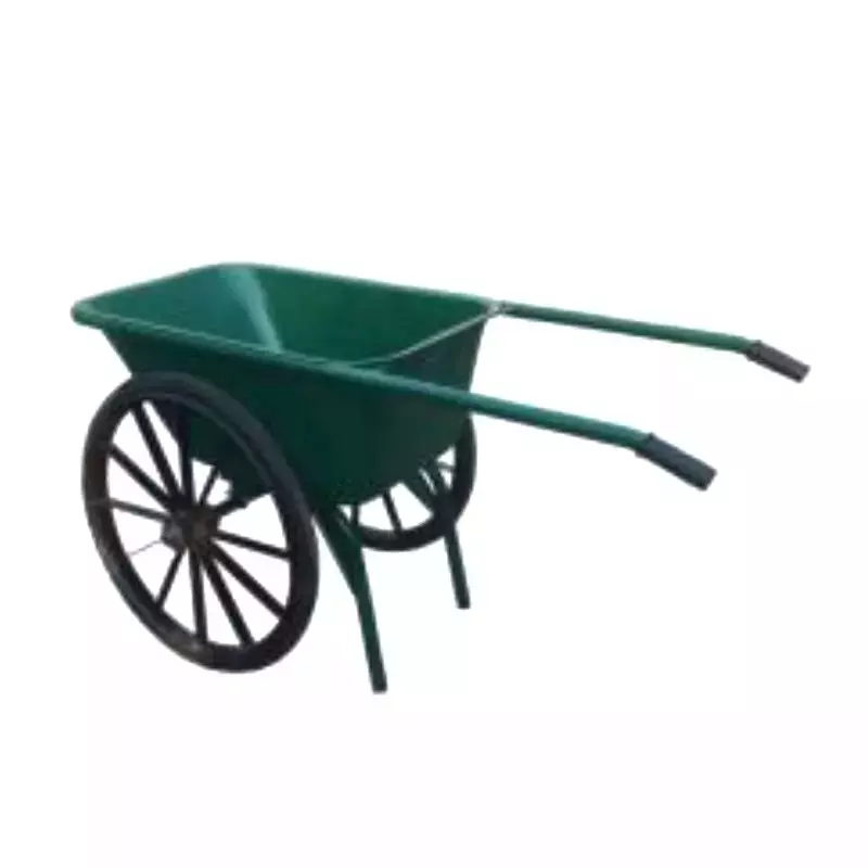 Grassland Waste Handling Trolley Plastic Green 100 L with 2 Wheels, GPL1033