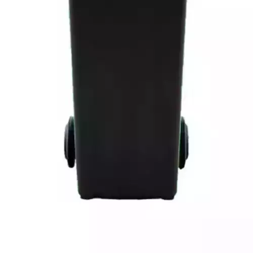 Grassland 80 L Black HDPE Plastic Pedal Dustbin, GPL1252
