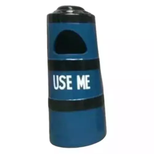 Grassland Crafted Dustbin Fibre Reinforced Plastic Black & Grey 14x23 inch 60 L, GFRP1272