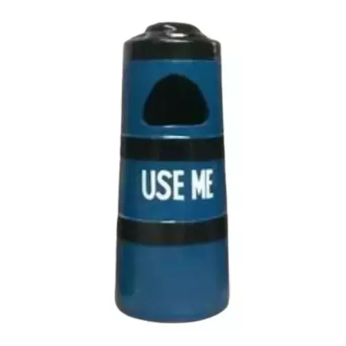 Grassland 60 L Crafted Dustbin Fibre Reinforced Plastic Black and Grey 14x23 Inch, GFRP1272