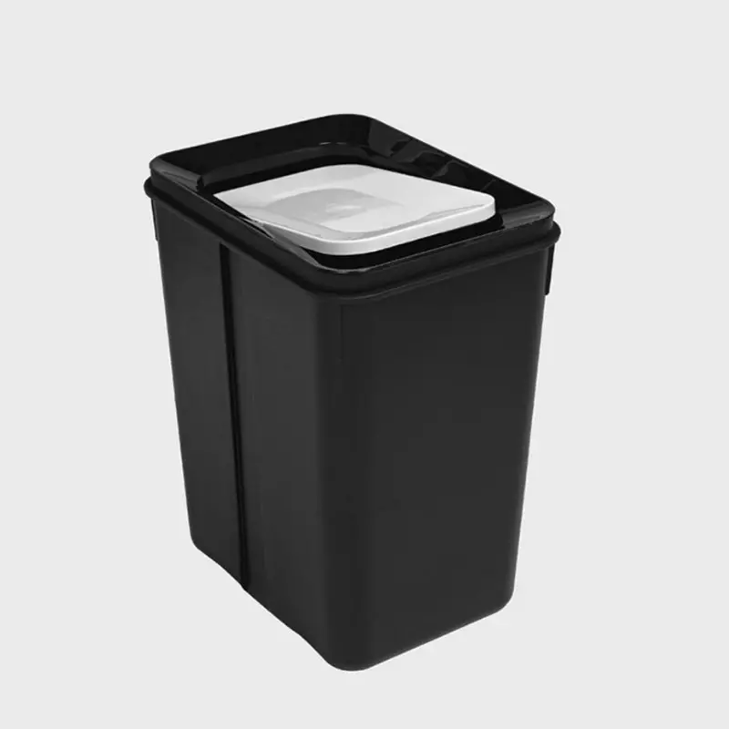 Olive Dust Bin A 20 L PVC Square Black 235x305x375 mm, 113010810002