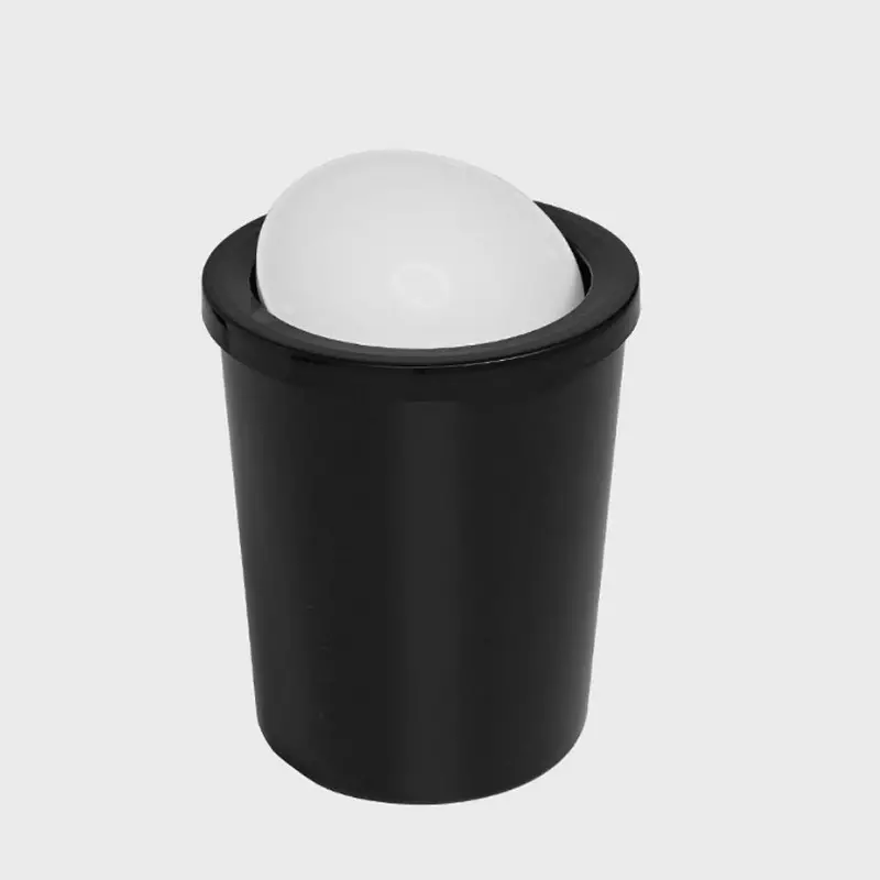 Olive Dust Bin B 10 L PVC Round Black 250x290 mm, 113010810003