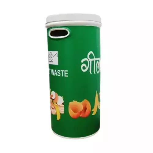Grassland 80 L Green Fibre Reinforced Plastic Crafted Dustbin, GFRP1180
