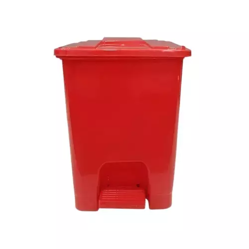 Grassland 20 L Red HDPE Plastic Pedal Dustbin, GPL1263