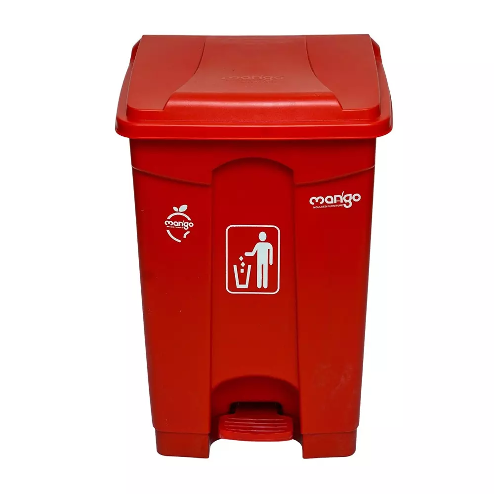Mango Jumbo Pedal Bin 65 L Capacity 381x431.8x660.4 mm, Mystic Red