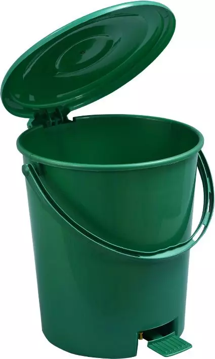 swagath-dustbin-with-foot-pedal-plastic-glossy-finish-green-for-hygienic-waste-disposal-use-dustbin12