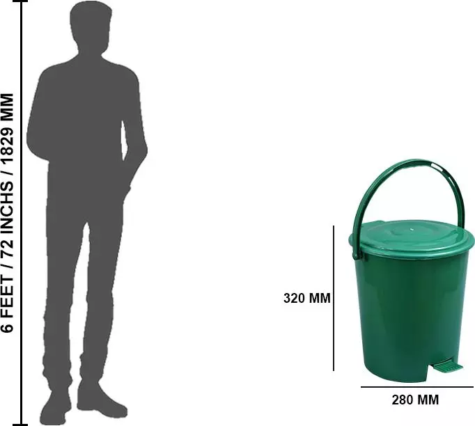 swagath-dustbin-with-foot-pedal-plastic-glossy-finish-green-for-hygienic-waste-disposal-use-dustbin12