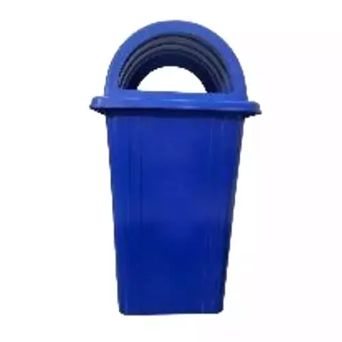Grassland 60 L Dome Lid Dustbin HDPE Plastic Blue, GPL1103