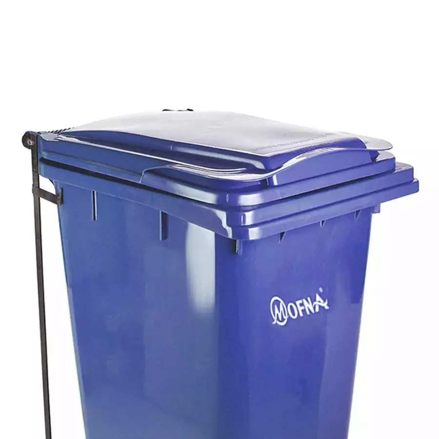 Grassland 240 L Blue HDPE Plastic Pedal with Lid Dustbin, GPL1262