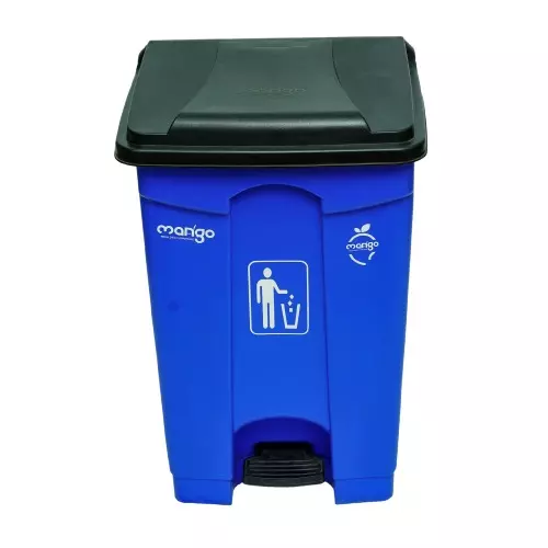 Mango Jumbo Pedal Bin 65 L Capacity 381x431.8x660.4 mm, Blue Black