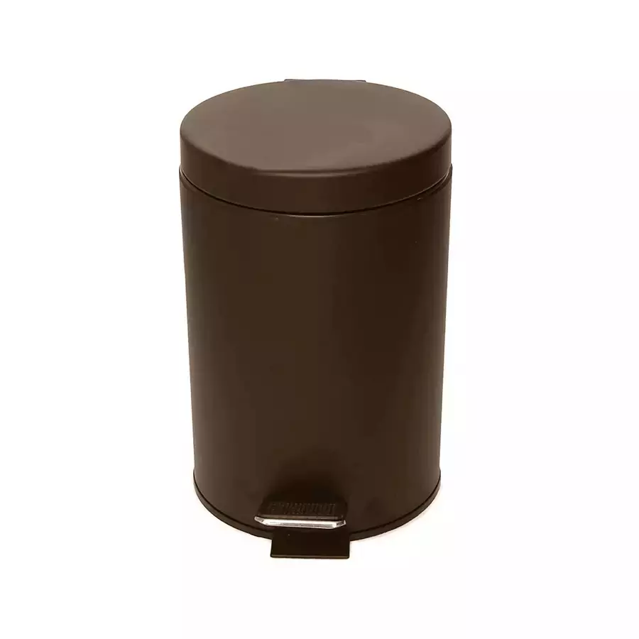 Grassland Pedal Dustbin Open Top Stainless Steel ‎Brown 20 L with Lid, GSS1207