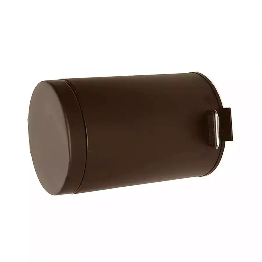 Grassland 36 L Open Top Pedal Dustbin with Lid Stainless Steel ‎Brown 12x20 Inch, GSS1207