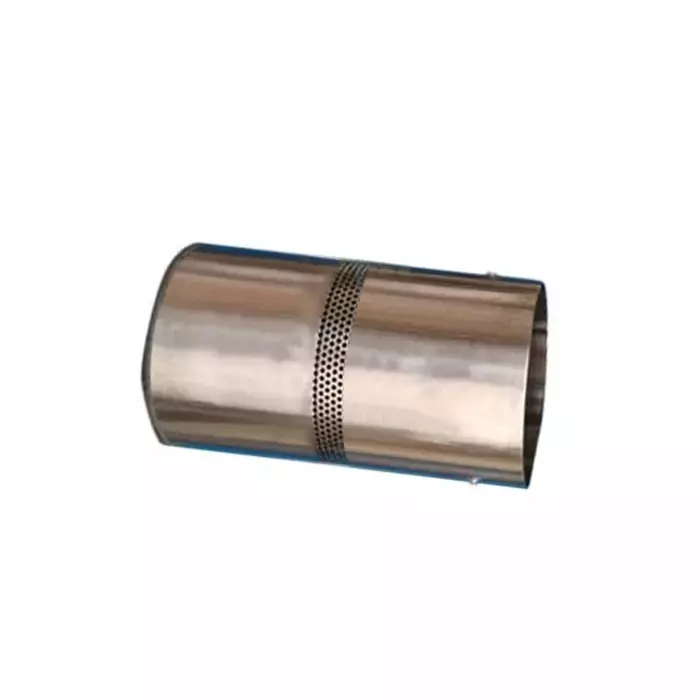 Grassland 80 L x 2 Silver Stainless Steel Round Double Pole With Roof Open Type Dustbin, GSS1268