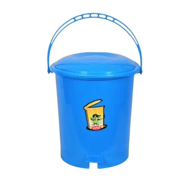 Ankur Hygiene Pedal Dust Bucket Virgin Plastic 7 L Capacity for Dry & Wet Garbage, Assorted